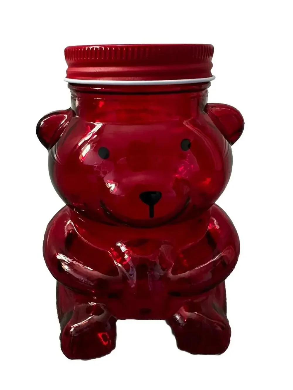 Viral Glass Bear Jar Containers Red Valentines Gift Love